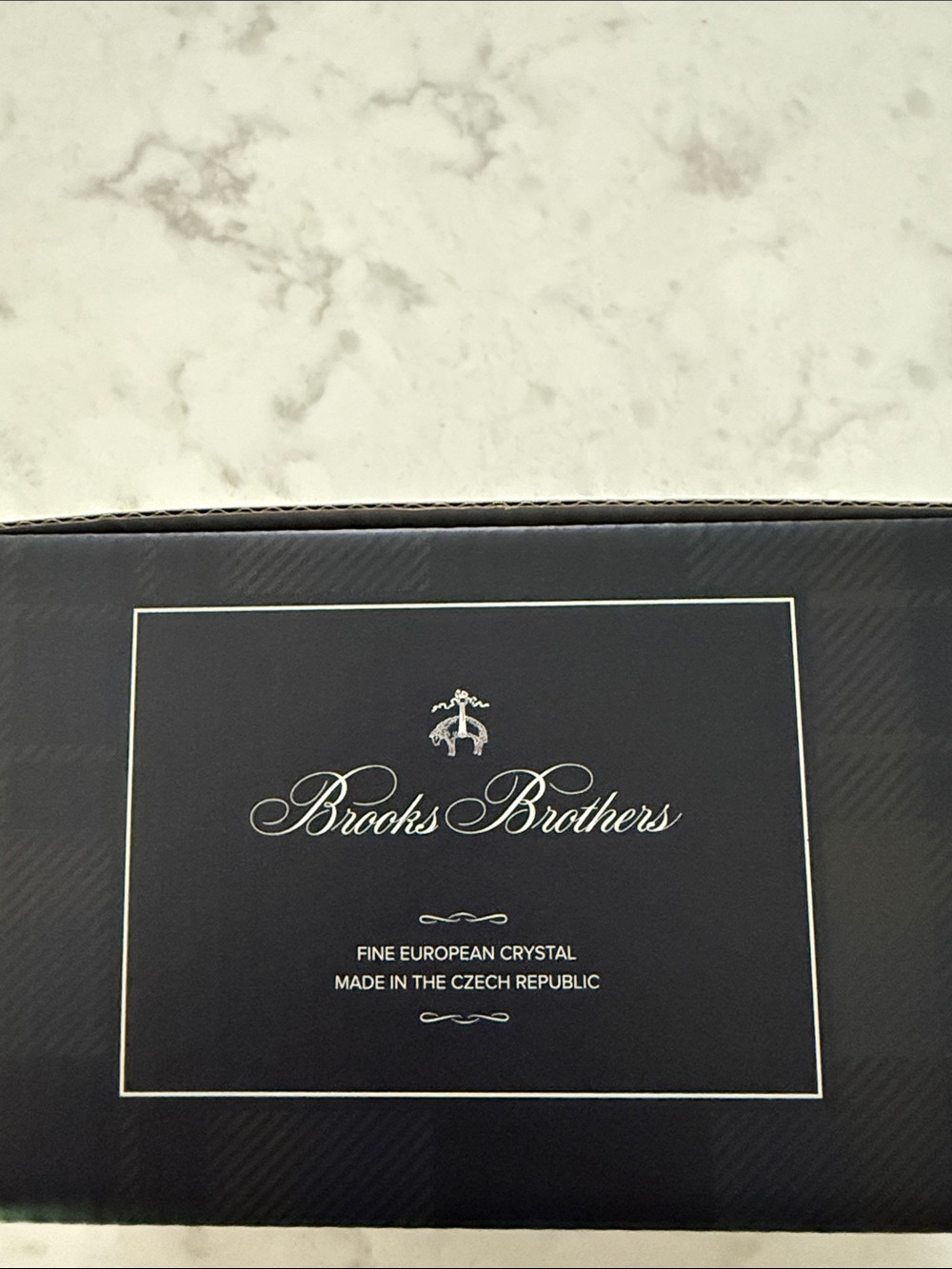 Brooks Brothers Clear Crystal Double Old Fashioned Whiskey Glasses - Clear - Picture 3 of 11